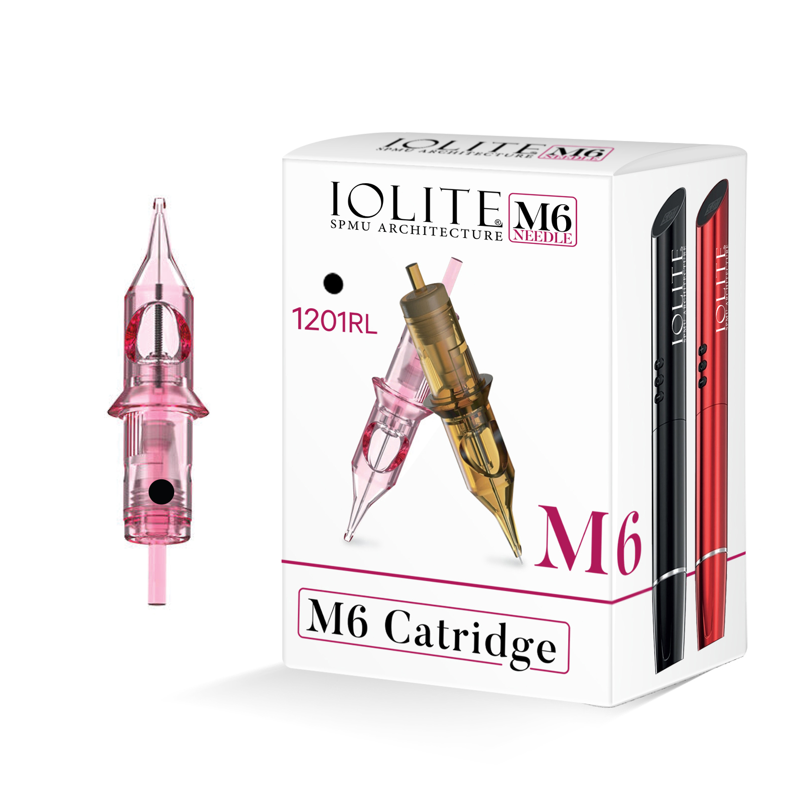 Iolite M6 Disposable Universal Tattoo Needle Cartridges 10Pcs 1201RL