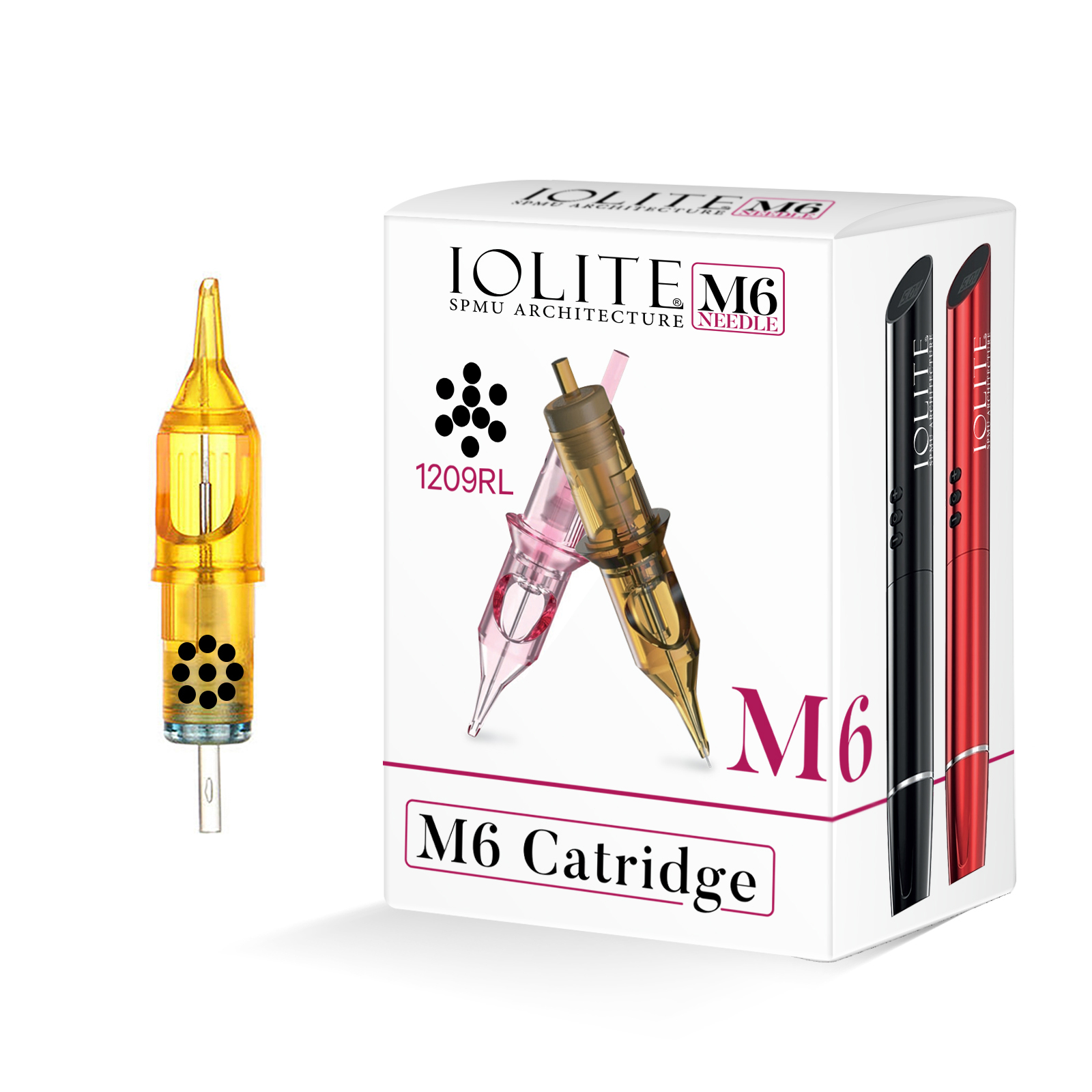 Iolite M6 Disposable Universal Tattoo Needle Cartridges 10Pcs 1209RL