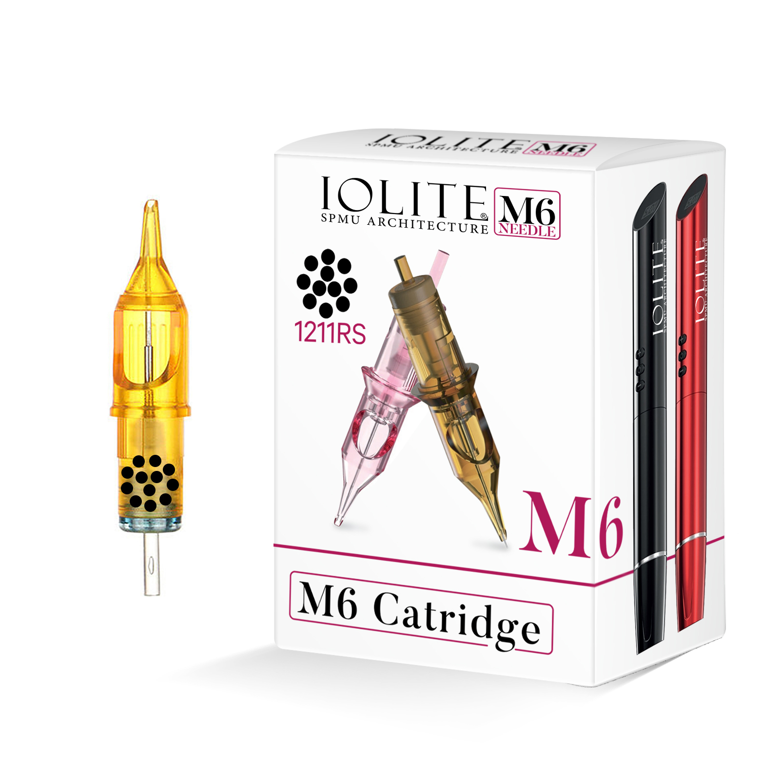 Iolite M6 Disposable Universal Tattoo Needle Cartridges 10Pcs 1211RS