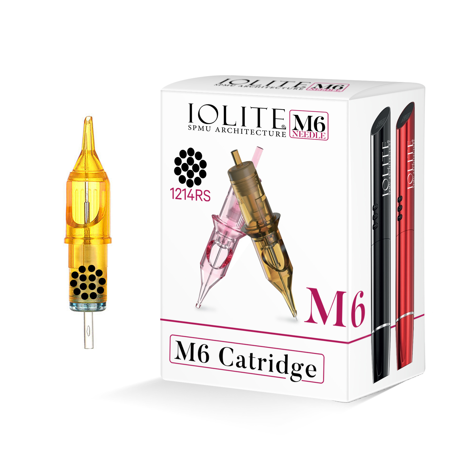 Iolite M6 Disposable Universal Tattoo Needle Cartridges 10Pcs 1214RS