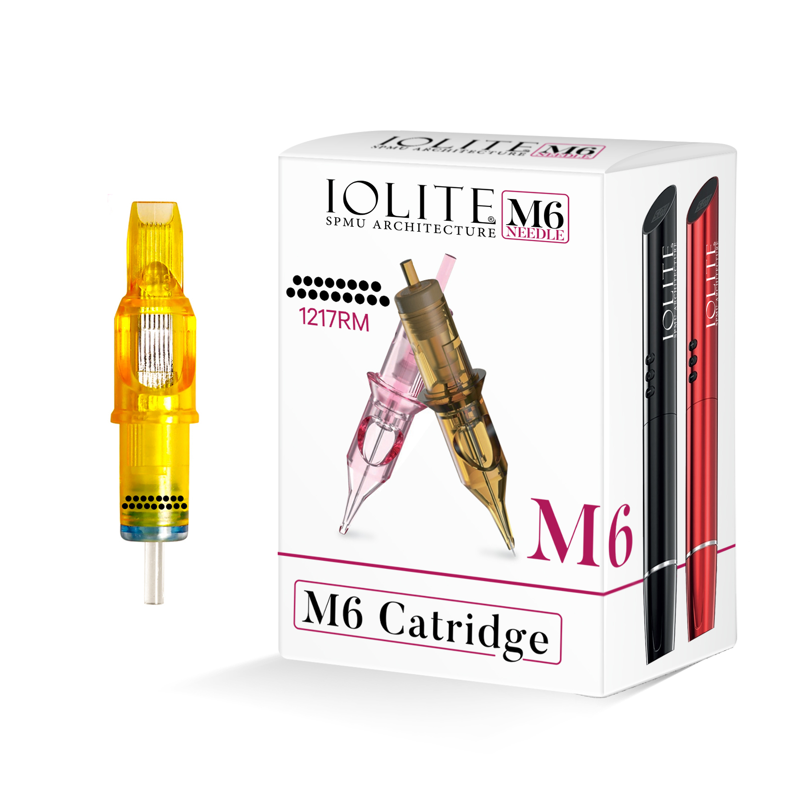 Iolite M6 Disposable Universal Tattoo Needle Cartridges 10Pcs 1211RL