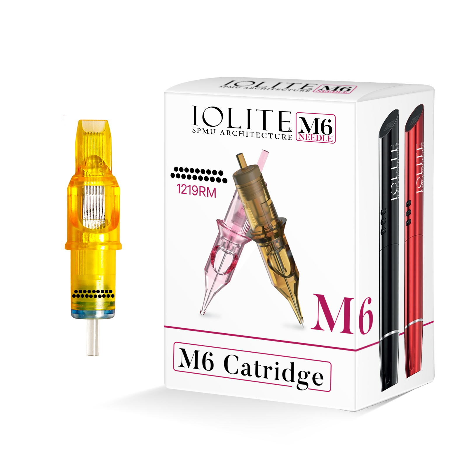 Iolite M6 Disposable Universal Tattoo Needle Cartridges 10Pcs 1219RM