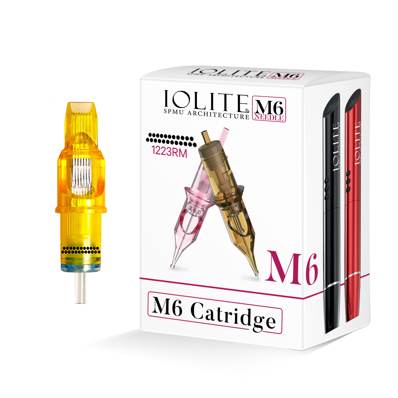 Iolite M6 Disposable Universal Tattoo Needle Cartridges 10Pcs 1223RM