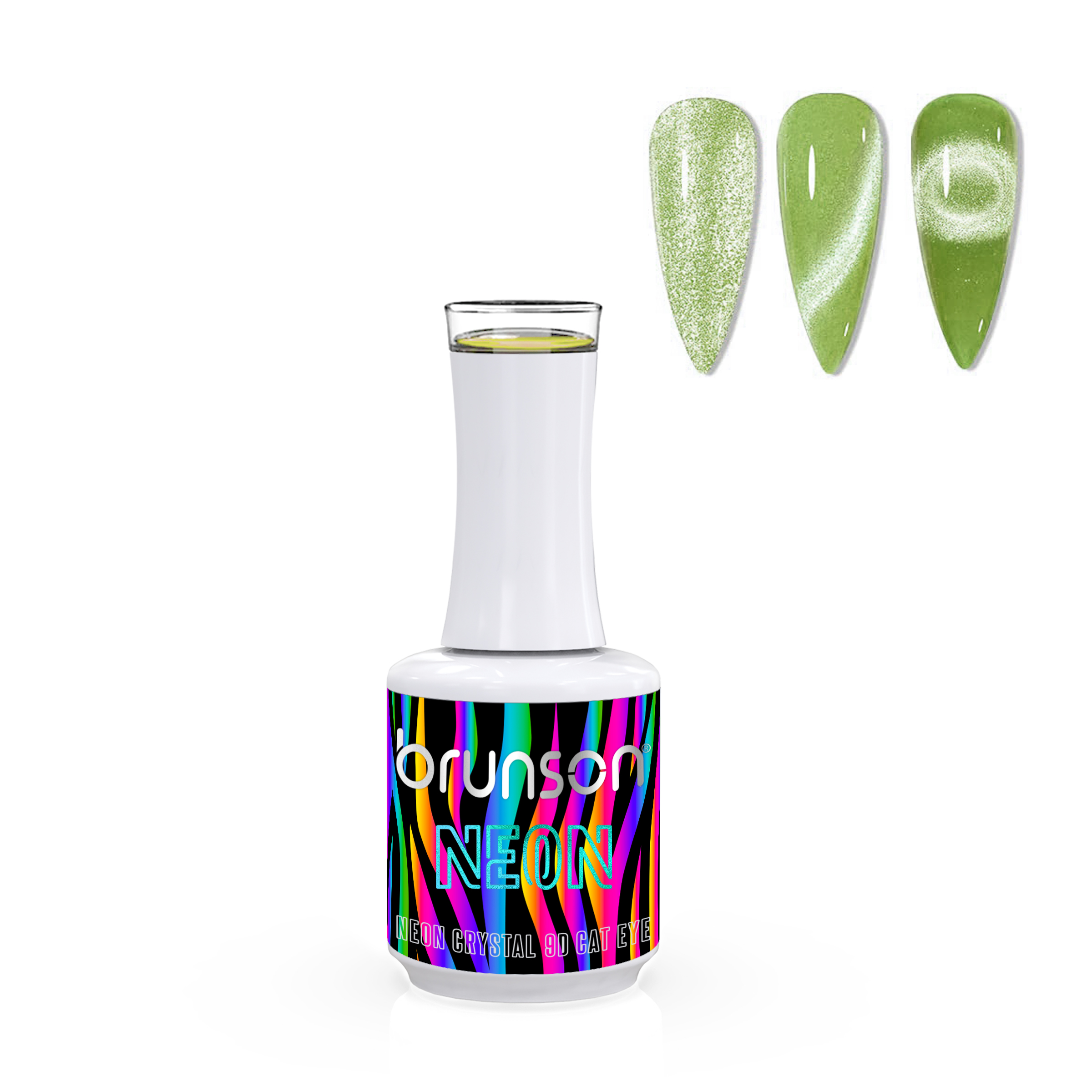Brunson Neon Crystal 9D Cat Eye B9DNC02