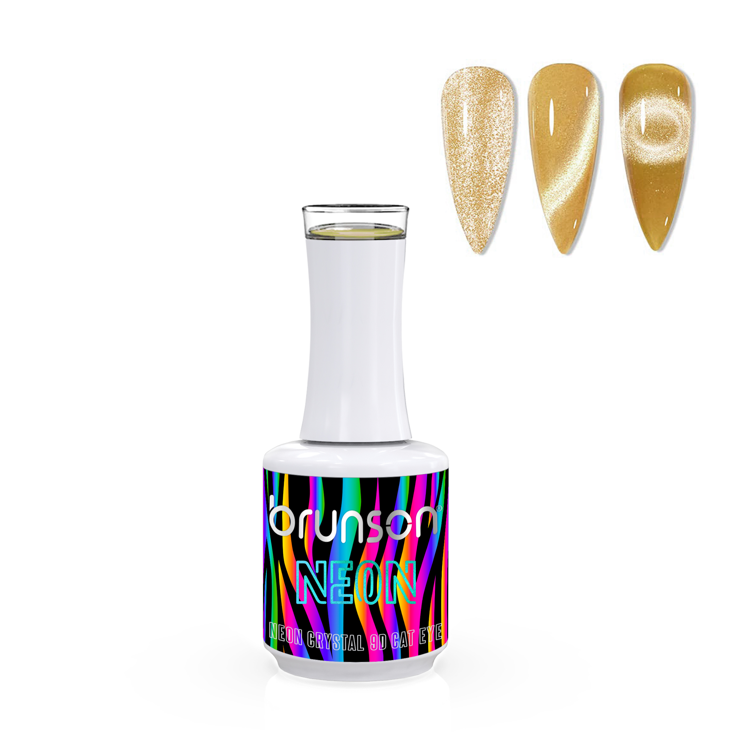 Brunson Neon Crystal 9D Cat Eye B9DNC03
