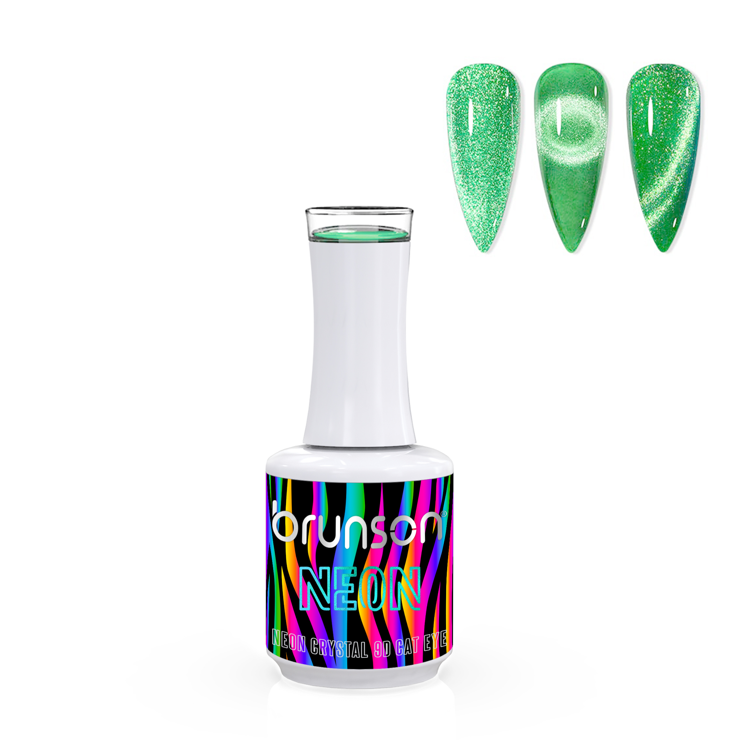 Brunson Neon Crystal 9D Cat Eye B9DNC04