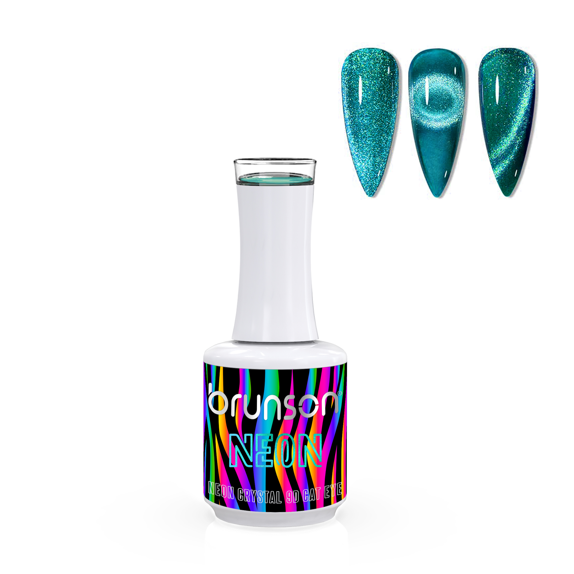 Brunson Neon Crystal 9D Cat Eye B9DNC06