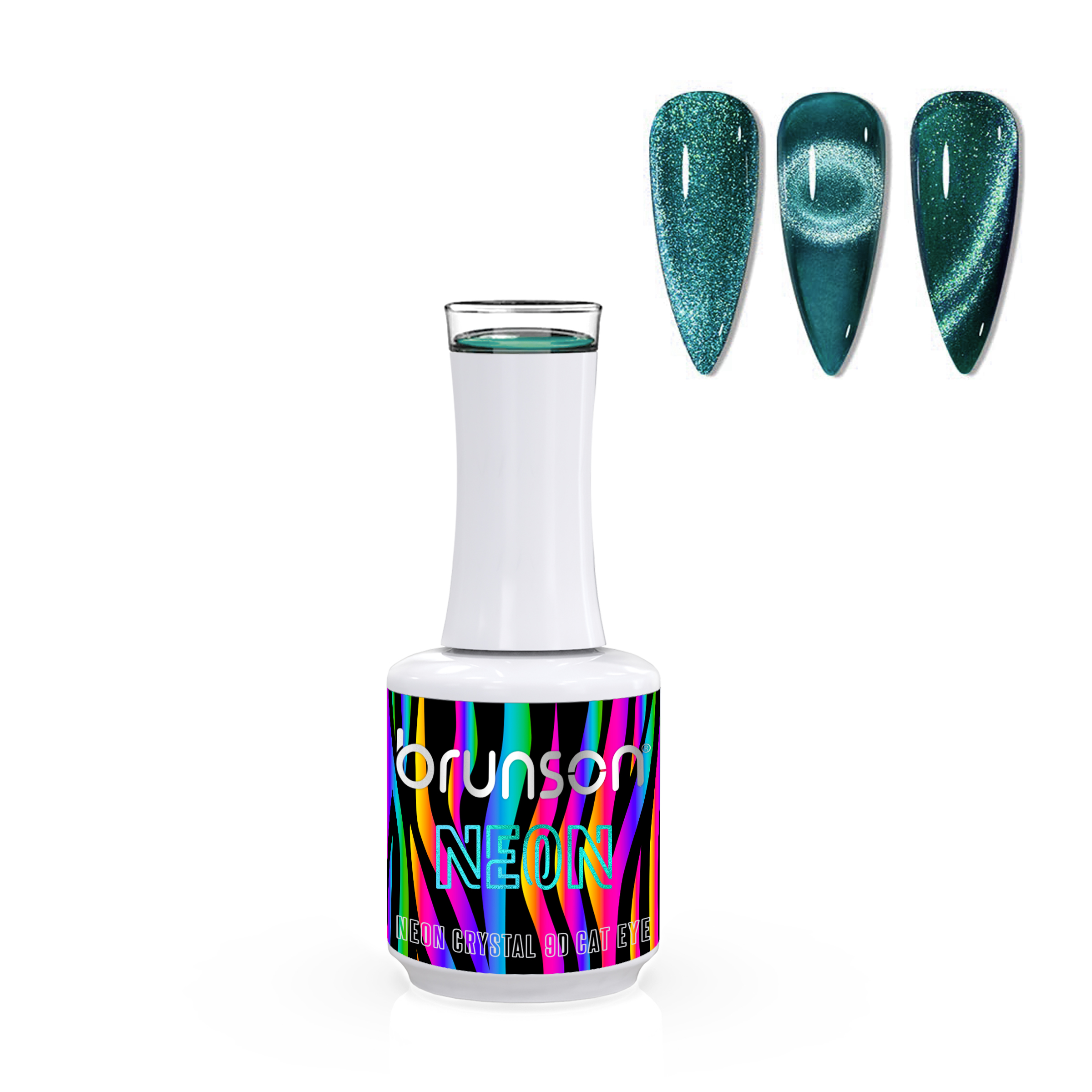Brunson Neon Crystal 9D Cat Eye B9DNC07