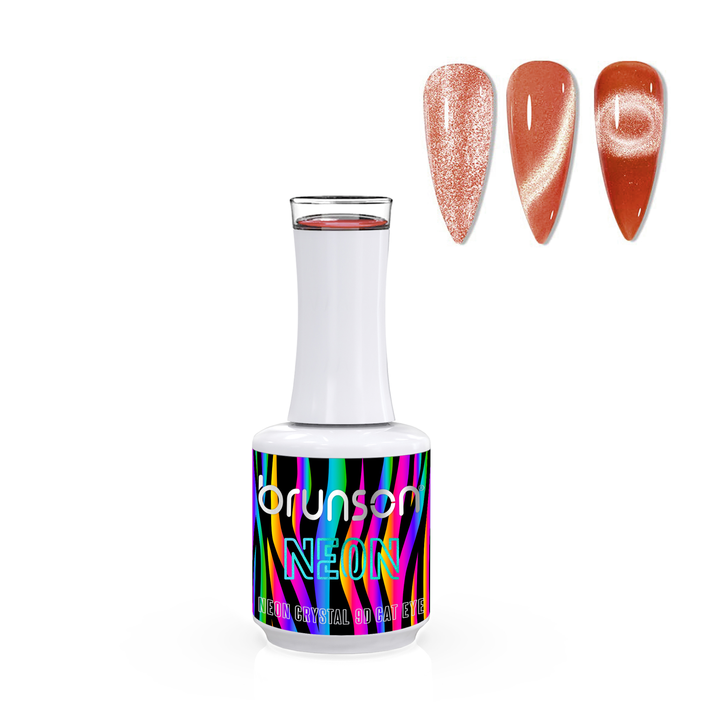 Brunson Neon Crystal 9D Cat Eye B9DNC17