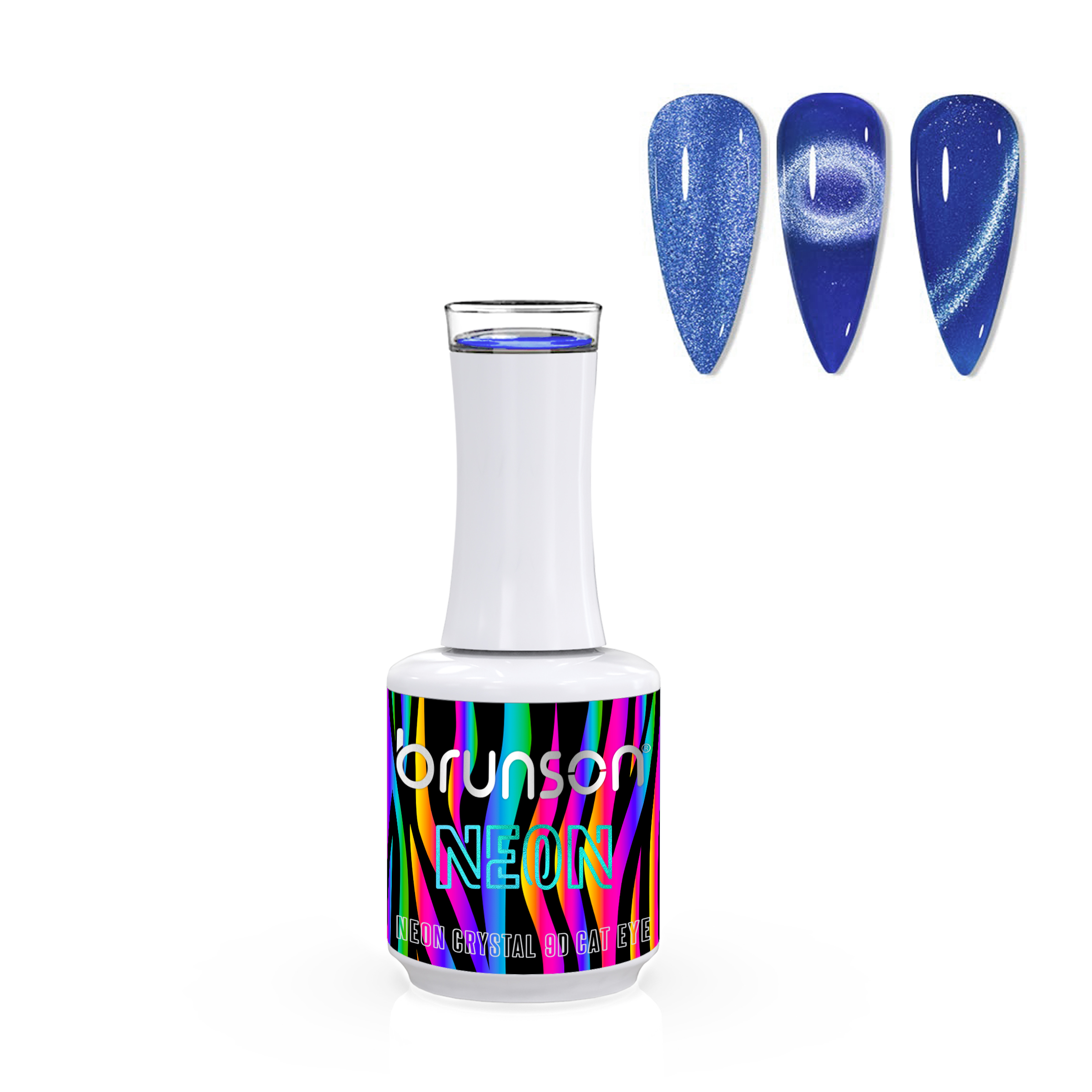 Brunson Neon Crystal 9D Cat Eye B9DNC19
