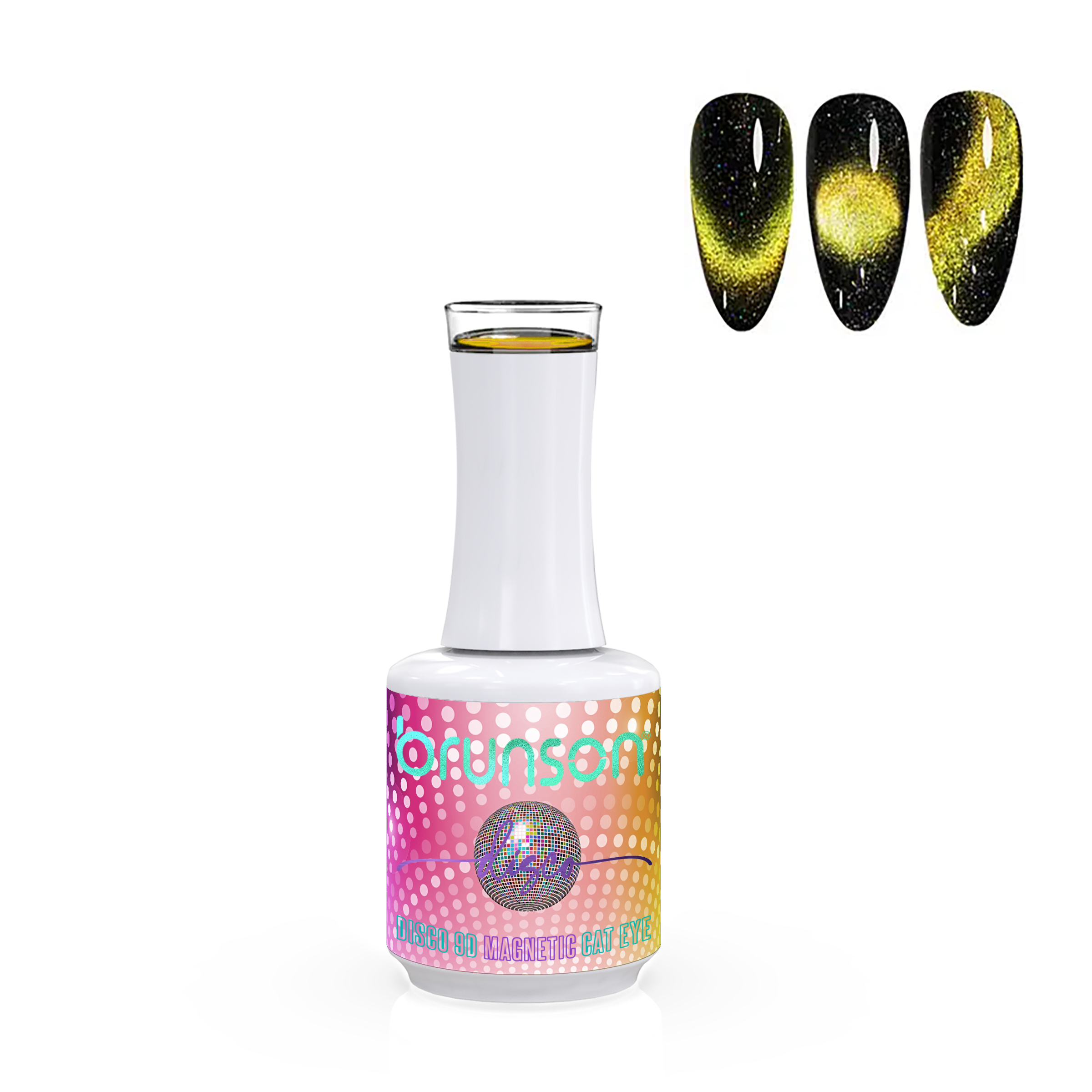 Disco 9D Magnetic Cat Eye Nail Gel Polish B9DD01