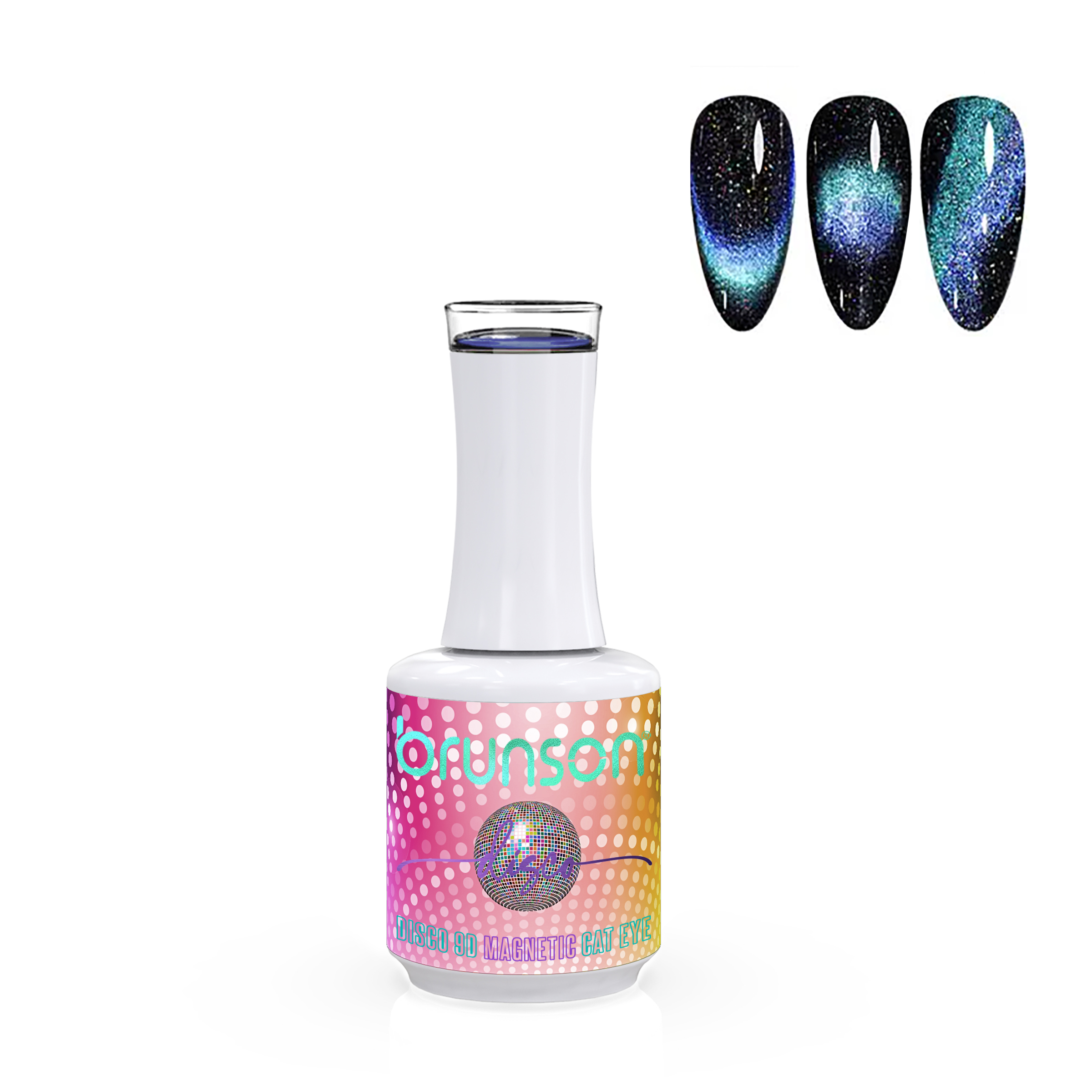 Disco 9D Magnetic Cat Eye Nail Gel Polish B9DD03