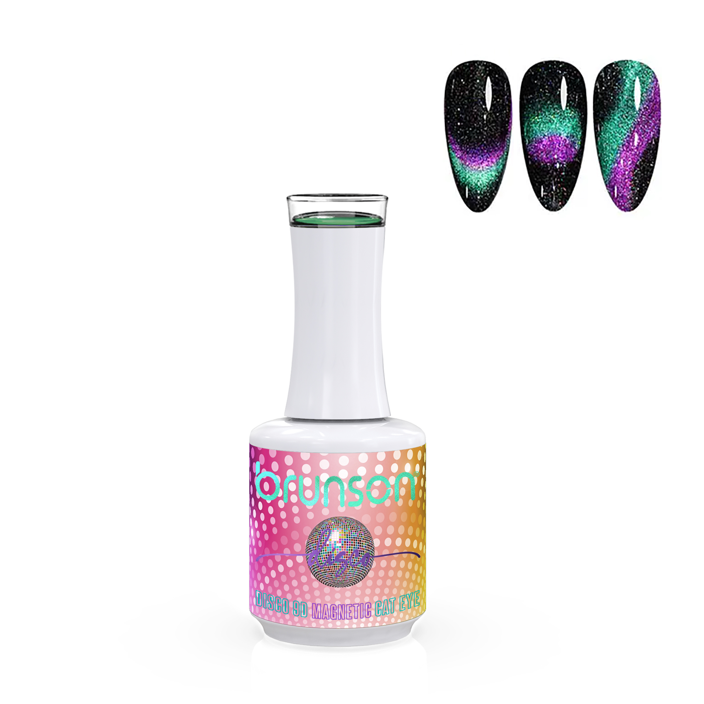 Disco 9D Magnetic Cat Eye Nail Gel Polish B9DD04