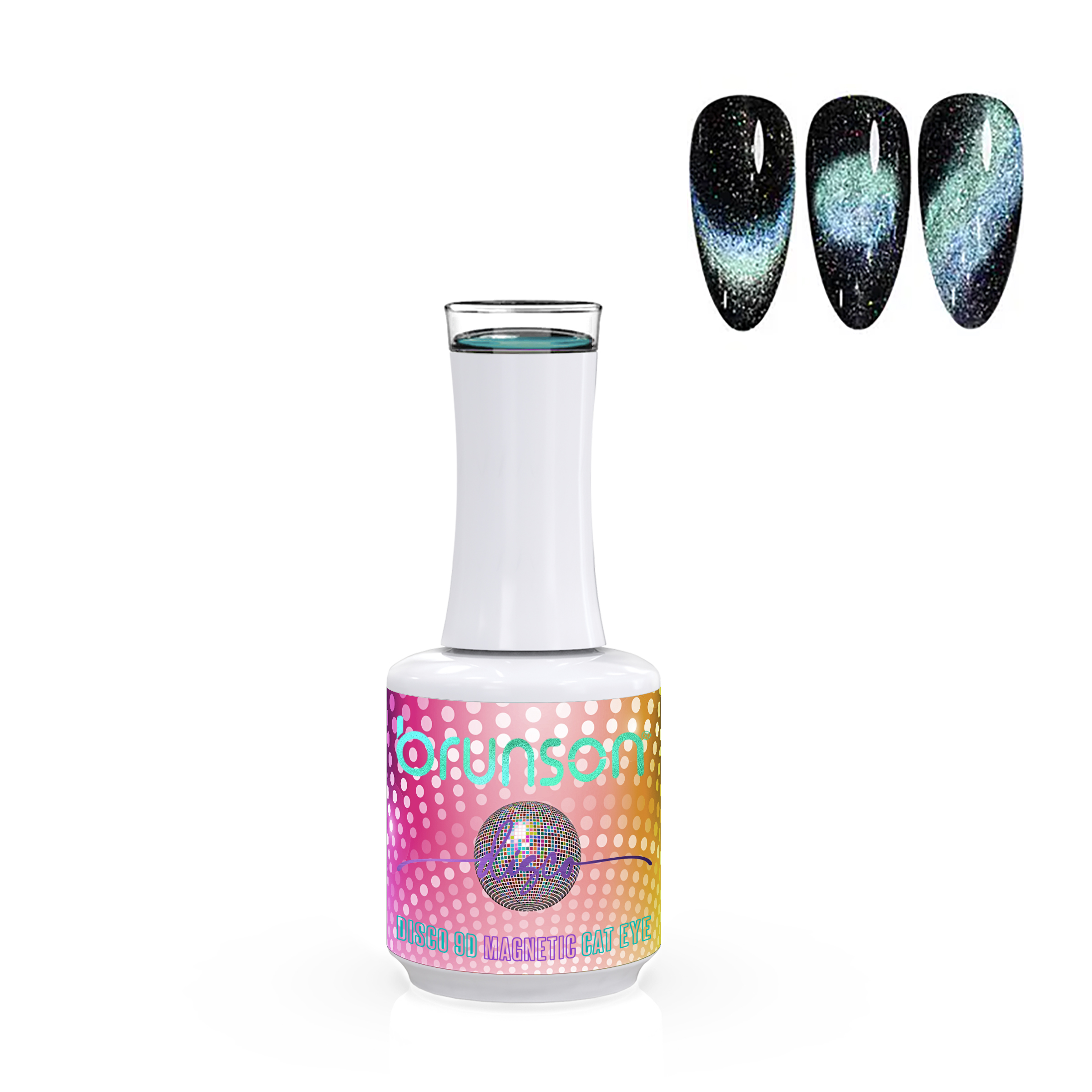 Disco 9D Magnetic Cat Eye Nail Gel Polish B9DD05