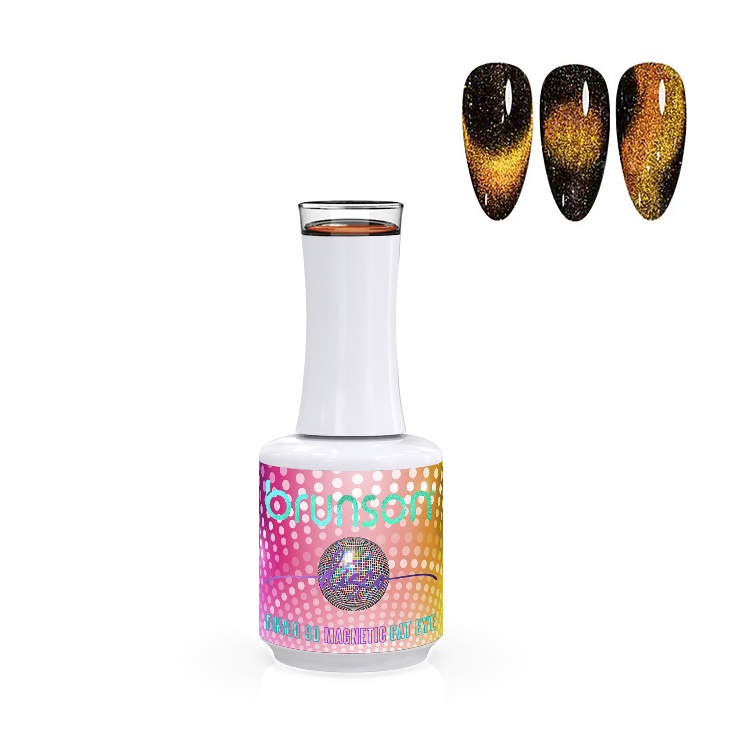 Disco 9D Magnetic Cat Eye Nail Gel Polish B9DD06