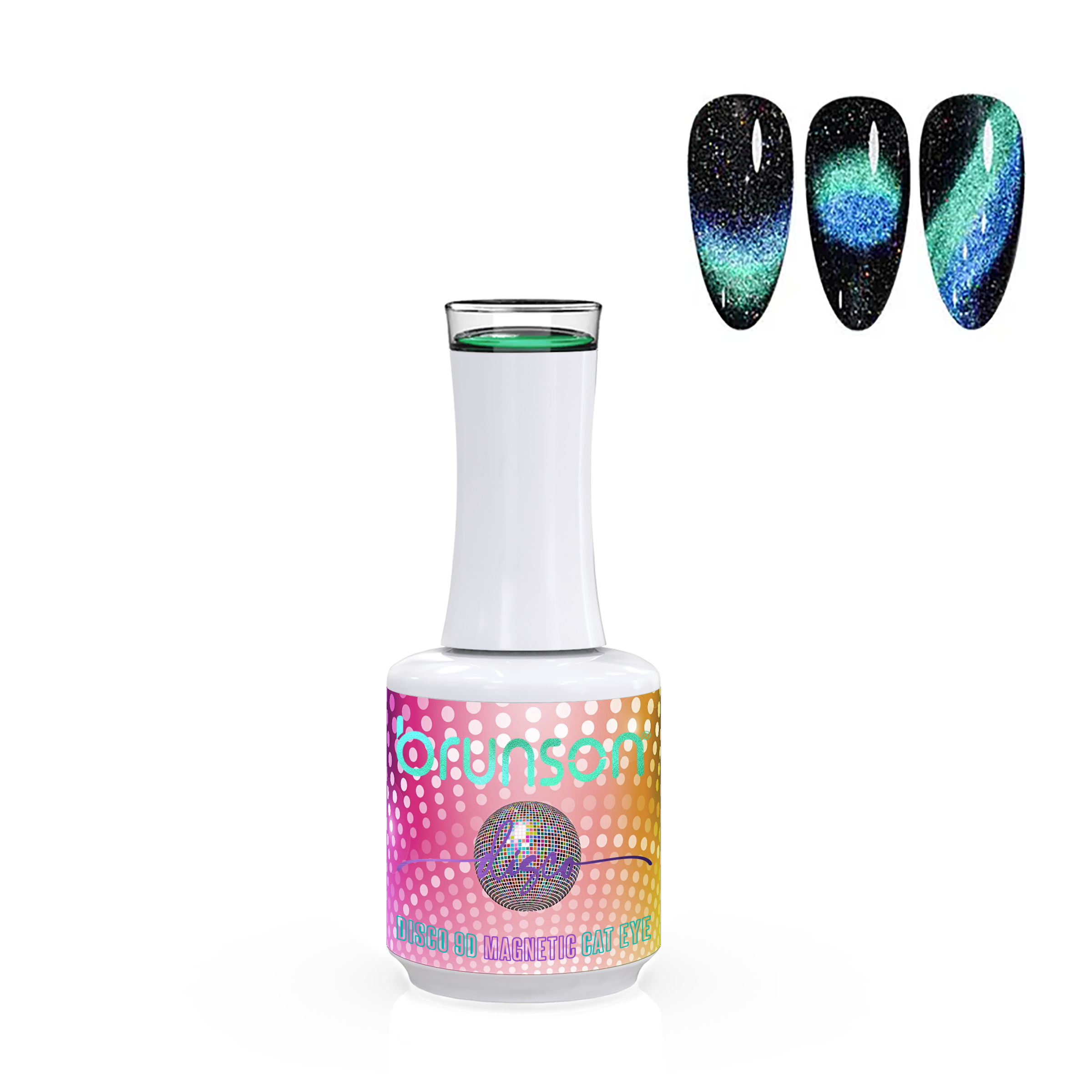 Disco 9D Magnetic Cat Eye Nail Gel Polish B9DD07