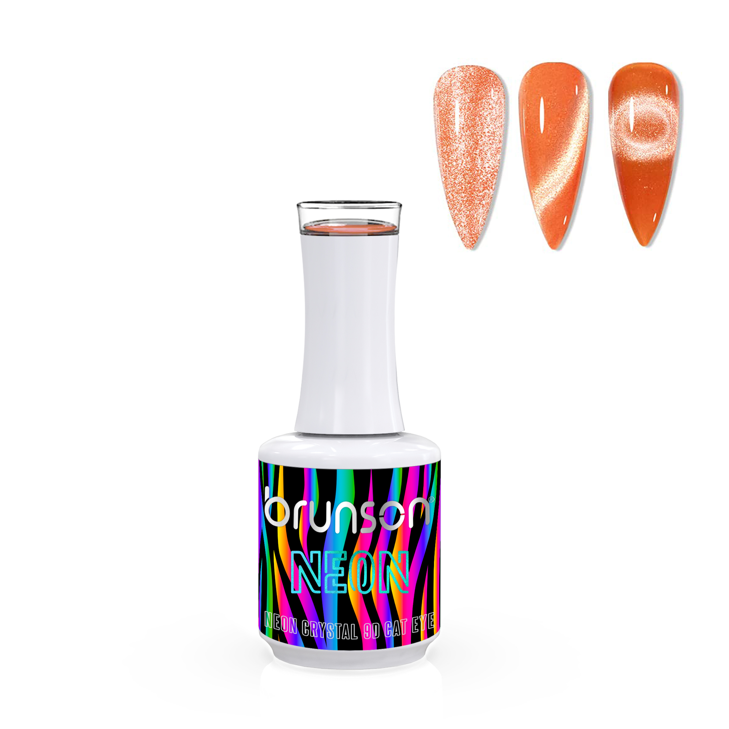 Brunson Neon Crystal 9D Cat Eye B9DNC01