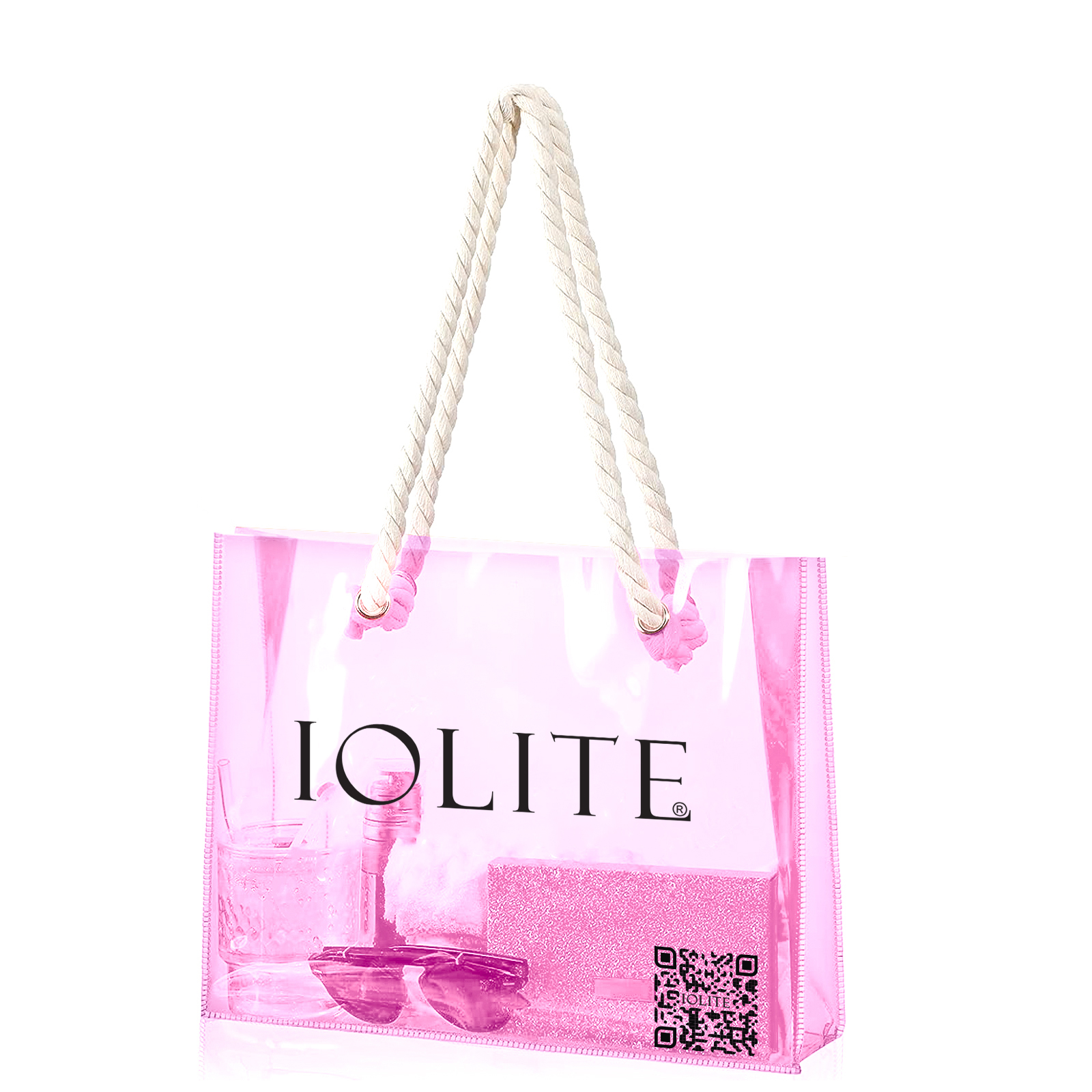 Colorful Plastic Beach Bag