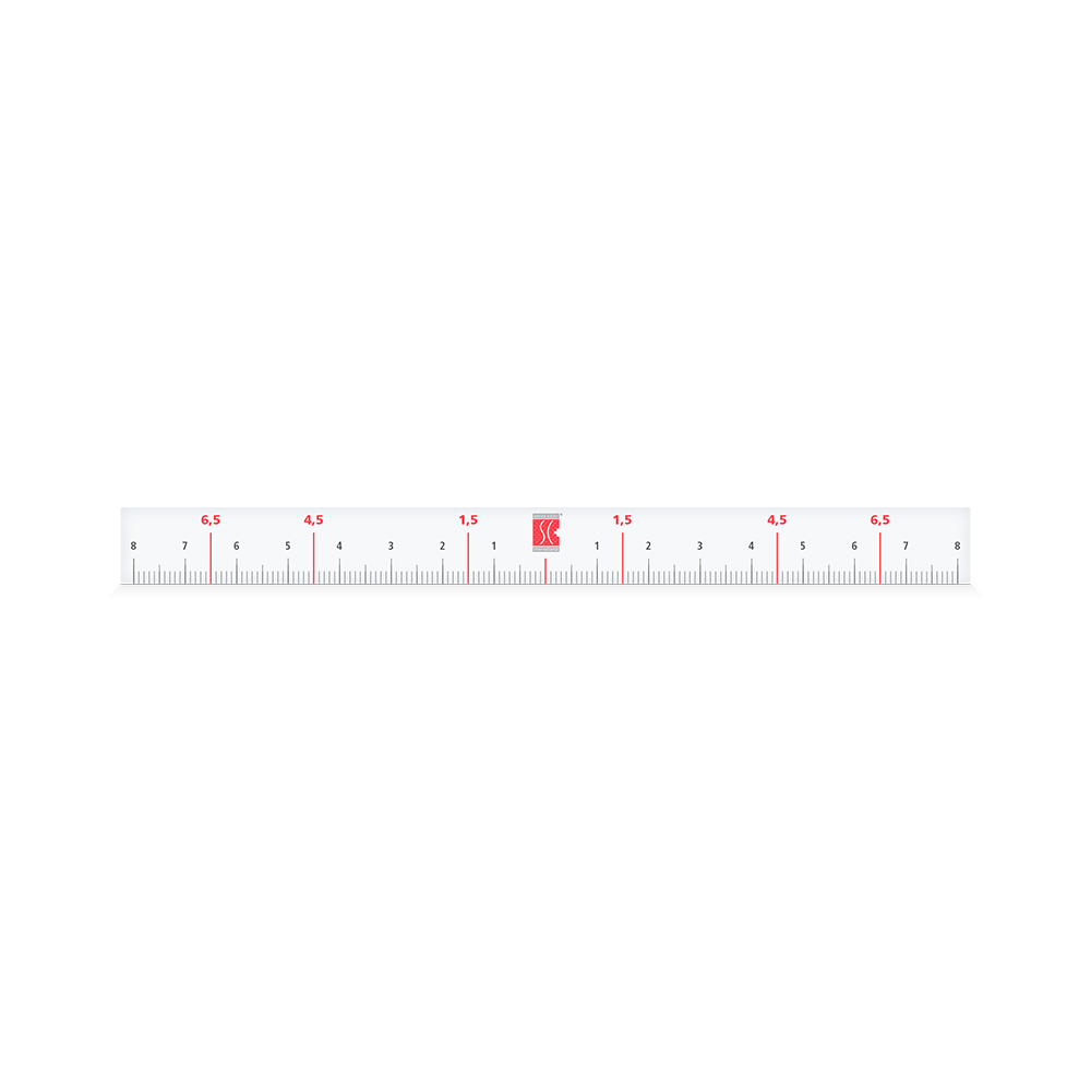 Swiss Color Eyebrow Mapping Ruler Dubai