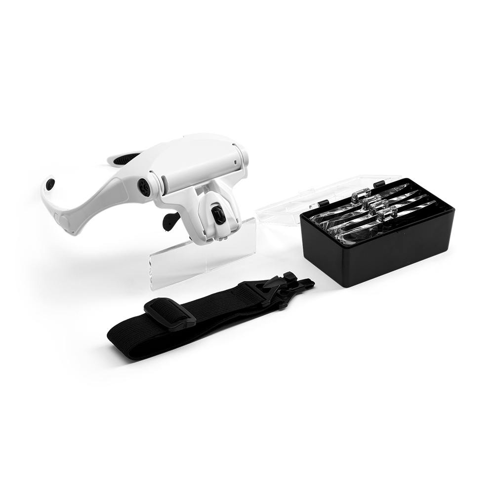 Swiss Color Magnifying Glasses with LED 5pcs lenses