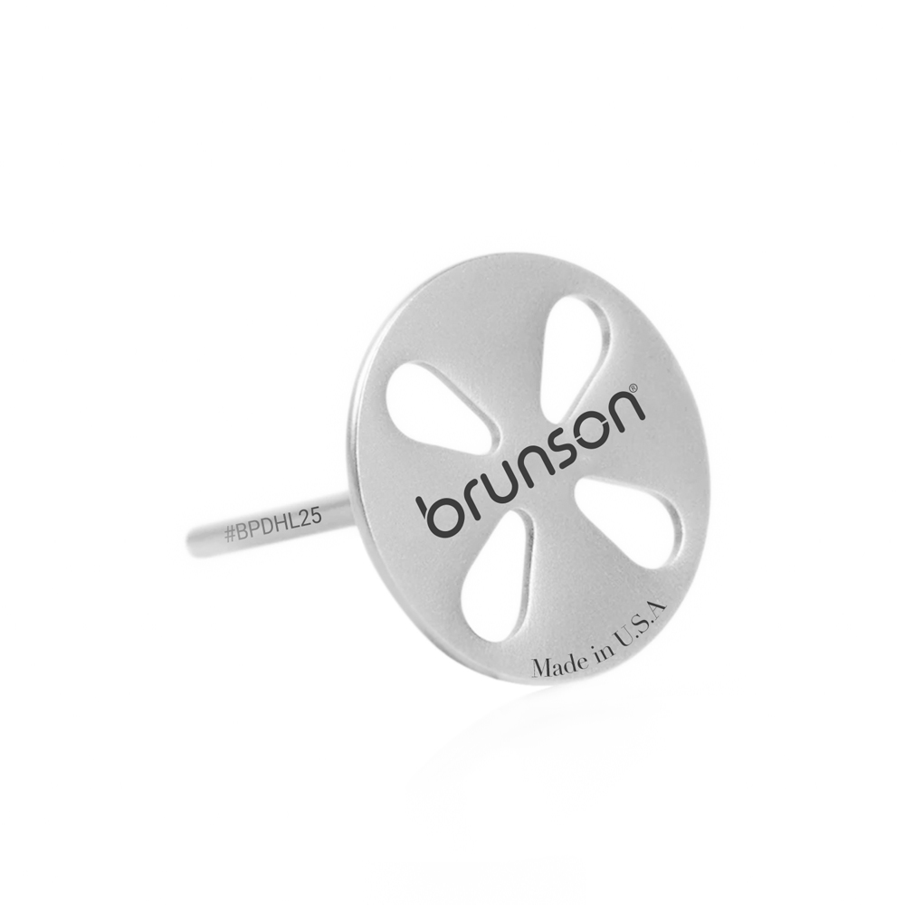 Stainless Steel Pedicure disc with holes Metal Disk for Callus Remover 25mm BPDHL25