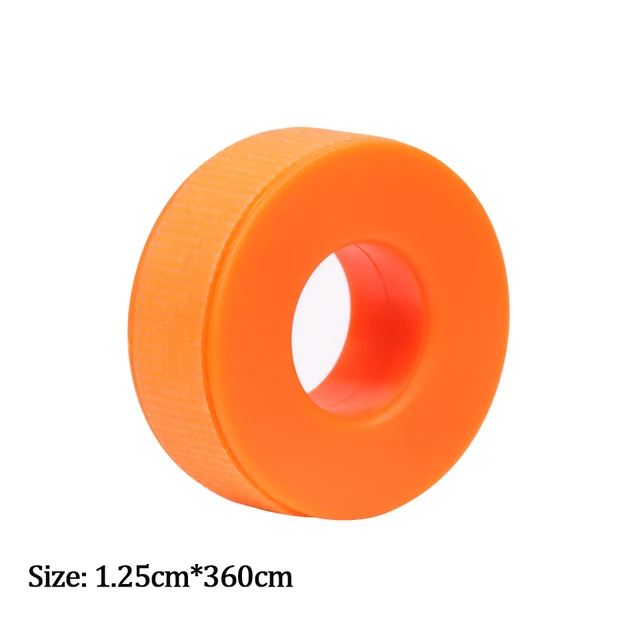 Eyelash Extension Tape Sticker Isolation With Holes Breathable Sensitive Resistant Non-woven Gel Tape Patches Eye Pads 1.2cm*3.6m ILCT01 - Orange