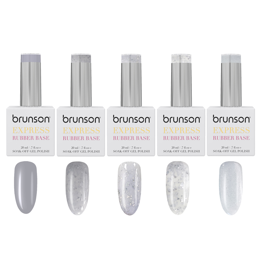 Rubber Base Gel Polish Collection Winter Shades 4
