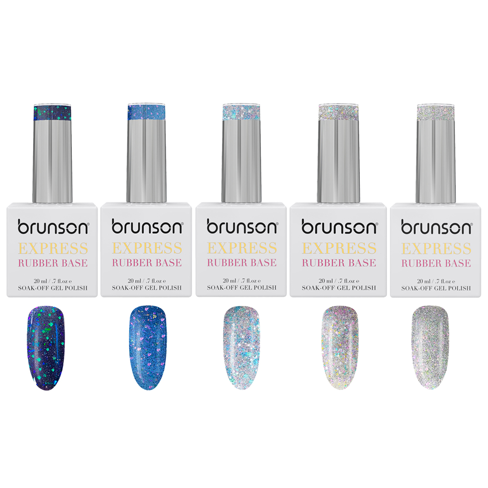 Rubber Base Gel Polish Collection Winter Shades 3