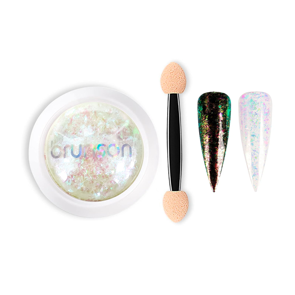 Brunson Nail Flakes with Brush for Manicure decorations BC-01L