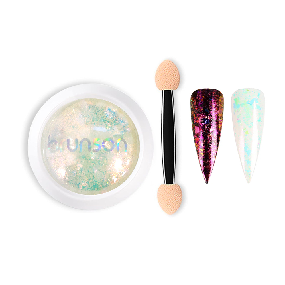 Brunson Nail Flakes with Brush for Manicure decorations BC-03L