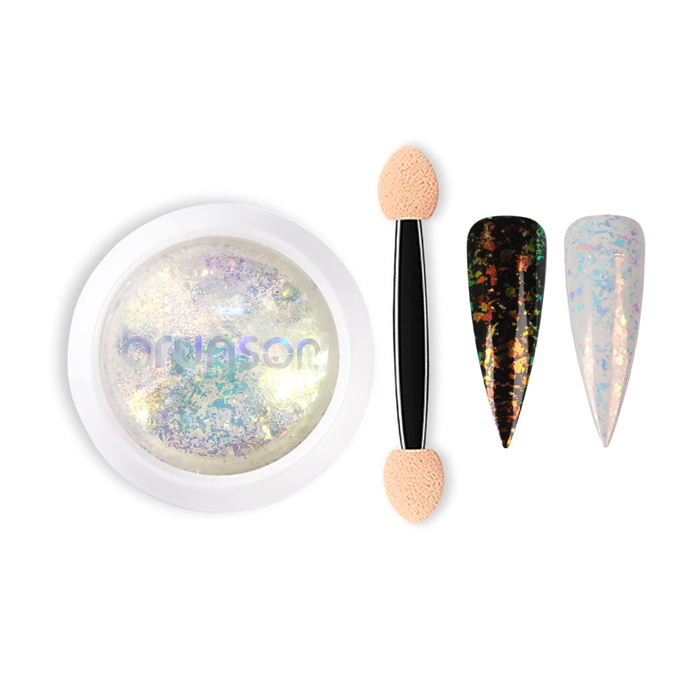 Brunson Nail Flakes with Brush for Manicure decorations BC-06L