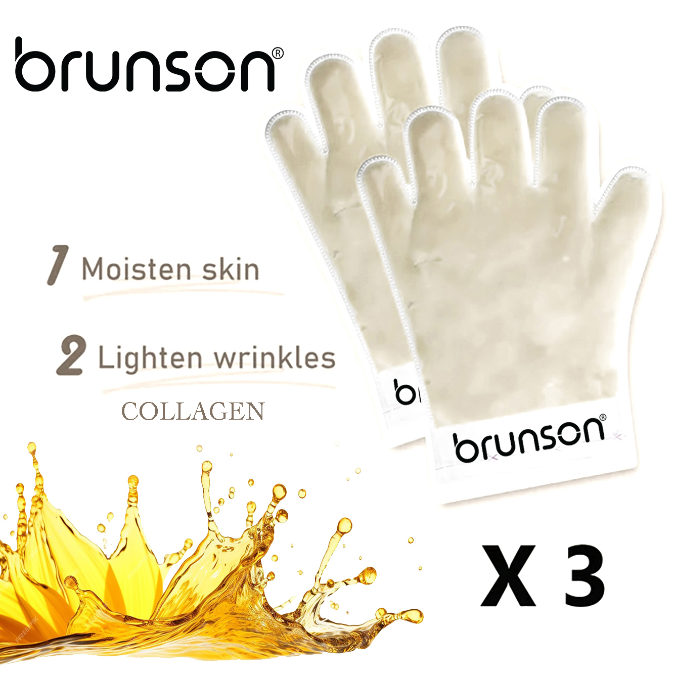 Paraffin Wax Hand Gloves: Deep Hydration & Softness (Collagen) PHG-White