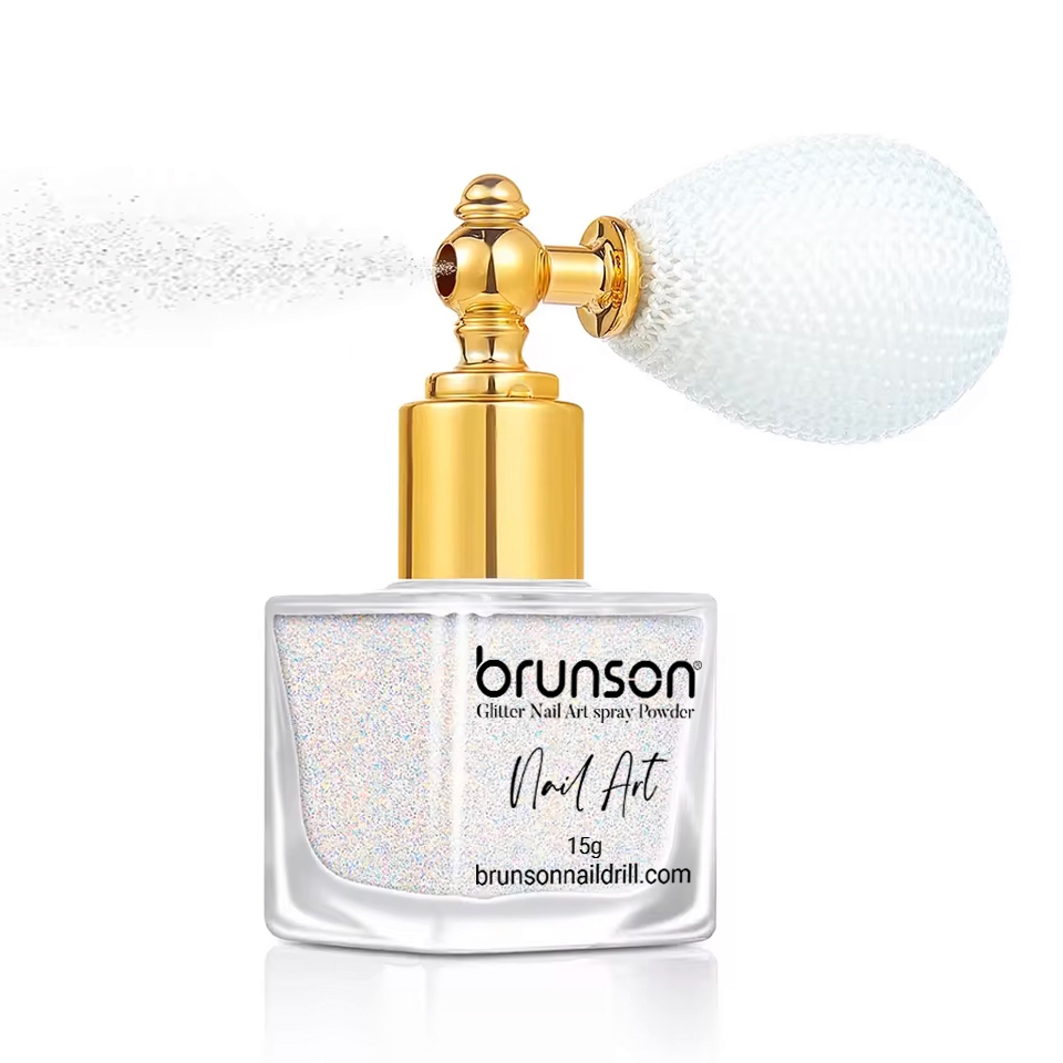 Brunson Highlight Powder Glitter Spray 15g – Nail Art Glitter – Shimmer Highlighter Glitter Powder for Makeup – Nail Art – Craft Design  BGPS03