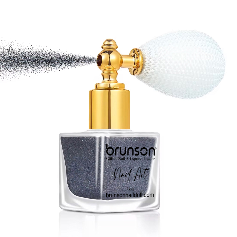 Brunson Highlight Powder Glitter Spray 15g – Nail Art Glitter – Shimmer Highlighter Glitter Powder for Makeup – Nail Art – Craft Design BGPS31