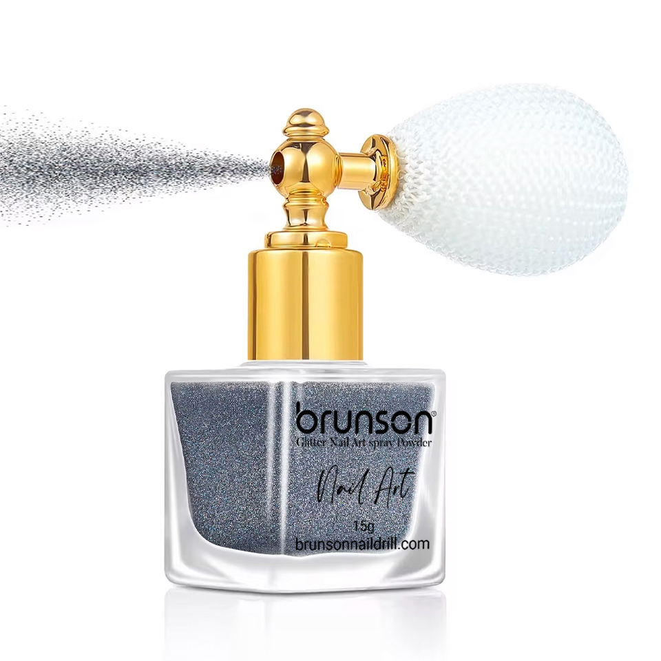 Brunson Highlight Powder Glitter Spray 15g – Nail Art Glitter – Shimmer Highlighter Glitter Powder for Makeup – Nail Art – Craft Design BGPS32