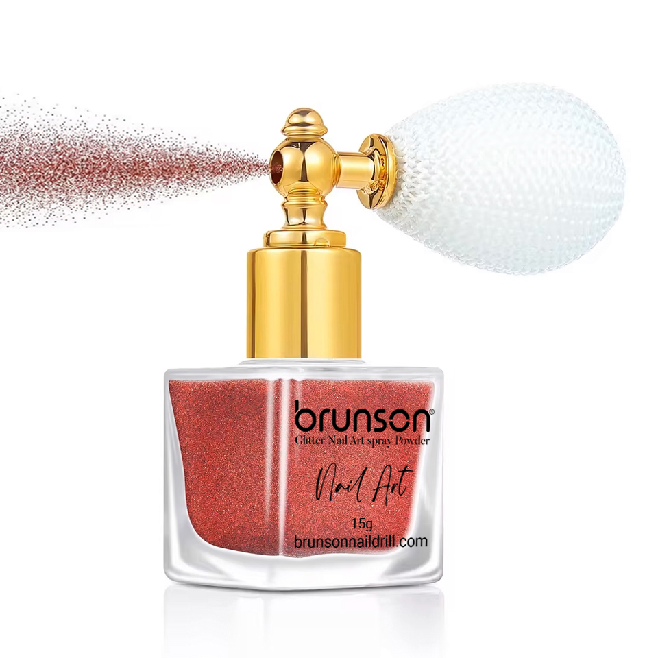 Brunson Highlight Powder Glitter Spray 15g – Nail Art Glitter – Shimmer Highlighter Glitter Powder for Makeup – Nail Art – Craft Design BGPS33