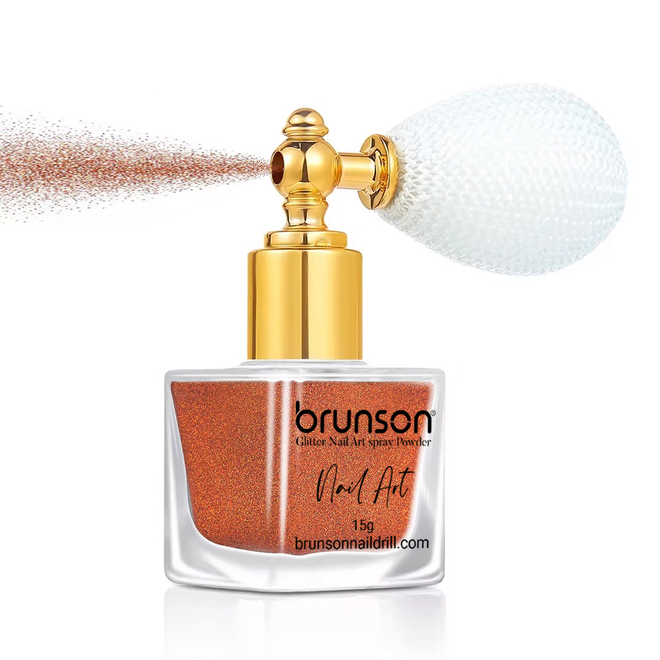 Brunson Highlight Powder Glitter Spray 15g – Nail Art Glitter – Shimmer Highlighter Glitter Powder for Makeup – Nail Art – Craft Design BGPS34