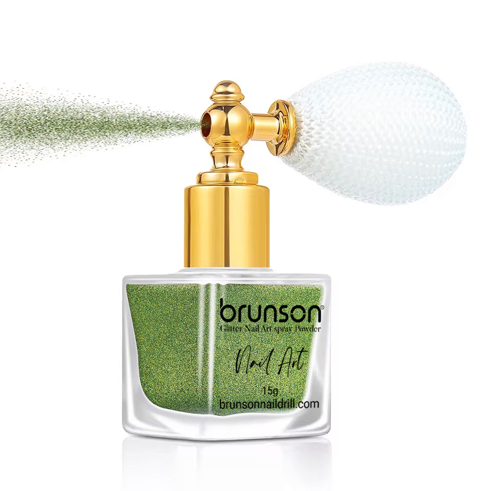Brunson Highlight Powder Glitter Spray 15g – Nail Art Glitter – Shimmer Highlighter Glitter Powder for Makeup – Nail Art – Craft Design BGPS37