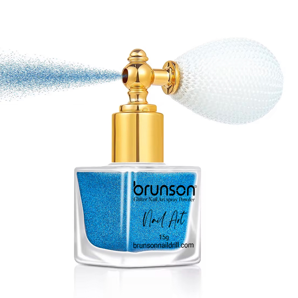 Brunson Highlight Powder Glitter Spray 15g – Nail Art Glitter – Shimmer Highlighter Glitter Powder for Makeup – Nail Art – Craft Design BGPS38