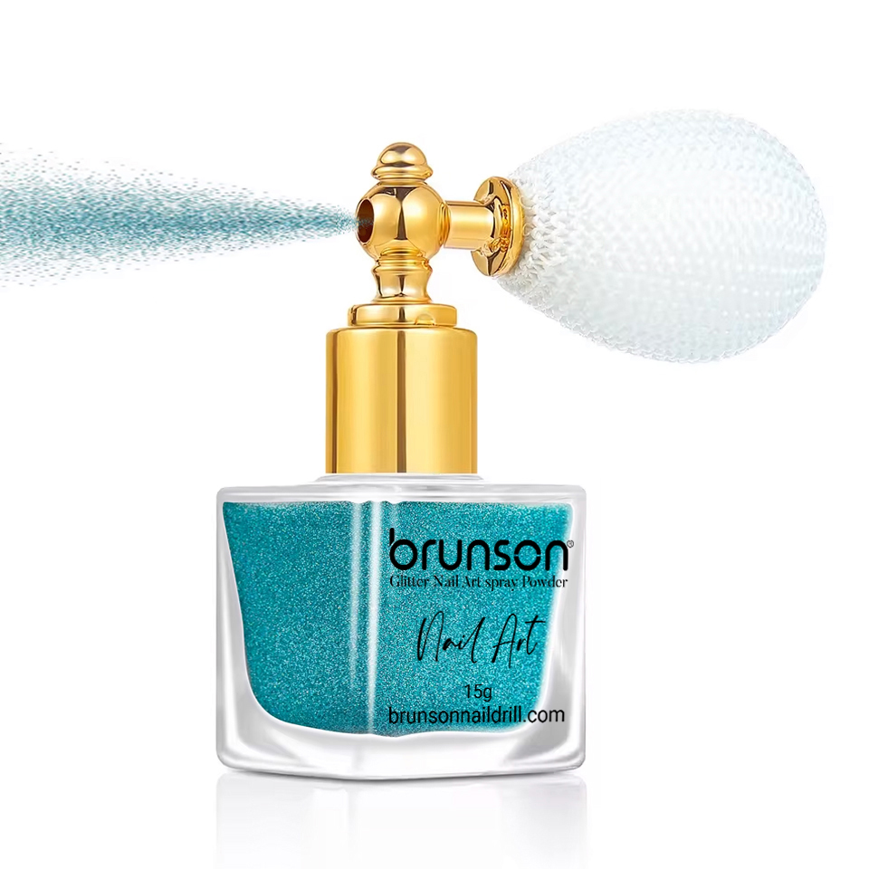 Brunson Highlight Powder Glitter Spray 15g – Nail Art Glitter – Shimmer Highlighter Glitter Powder for Makeup – Nail Art – Craft Design BGPS39