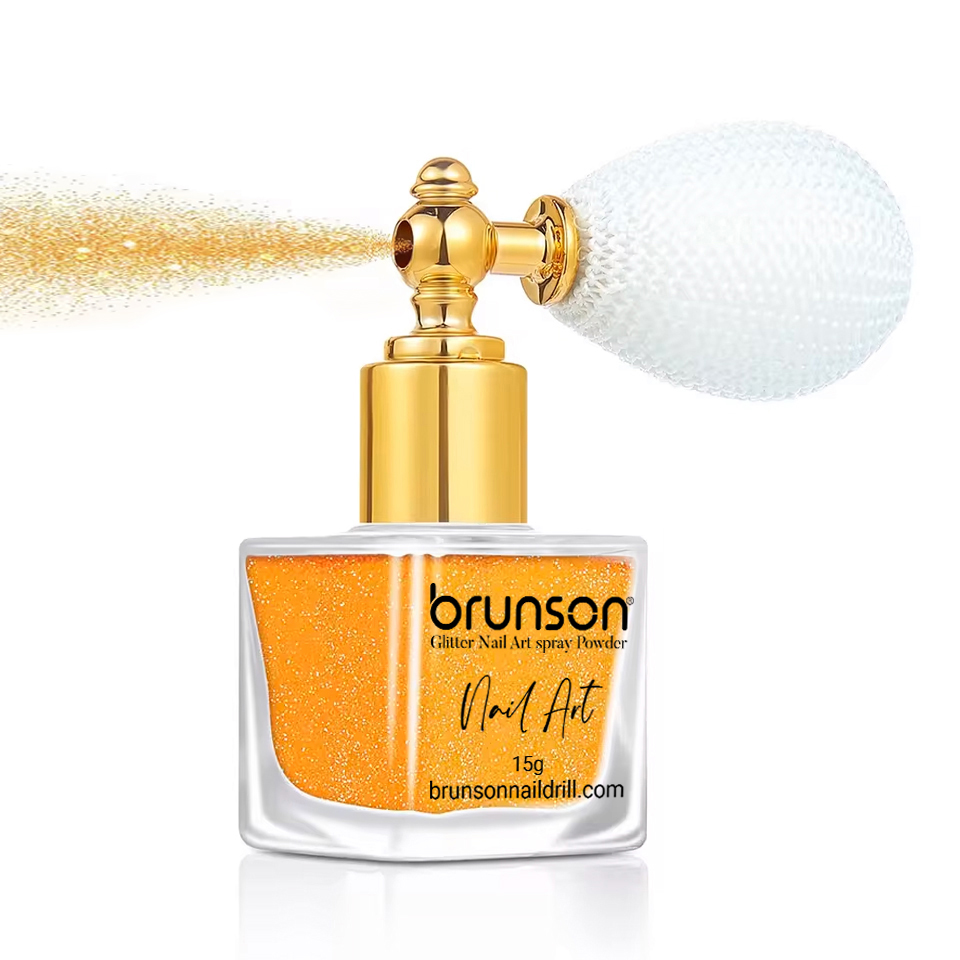 Brunson Highlight Powder Glitter Spray 15g – Nail Art Glitter – Shimmer Highlighter Glitter Powder for Makeup – Nail Art – Craft Design  BGPS04