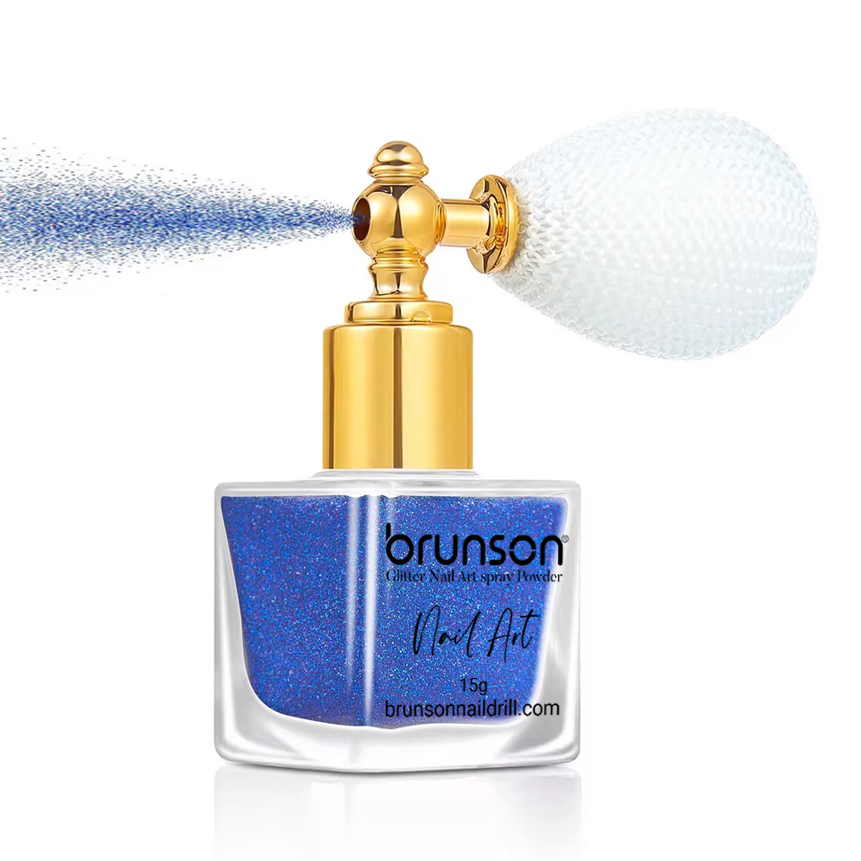Brunson Highlight Powder Glitter Spray 15g – Nail Art Glitter – Shimmer Highlighter Glitter Powder for Makeup – Nail Art – Craft Design BGPS40