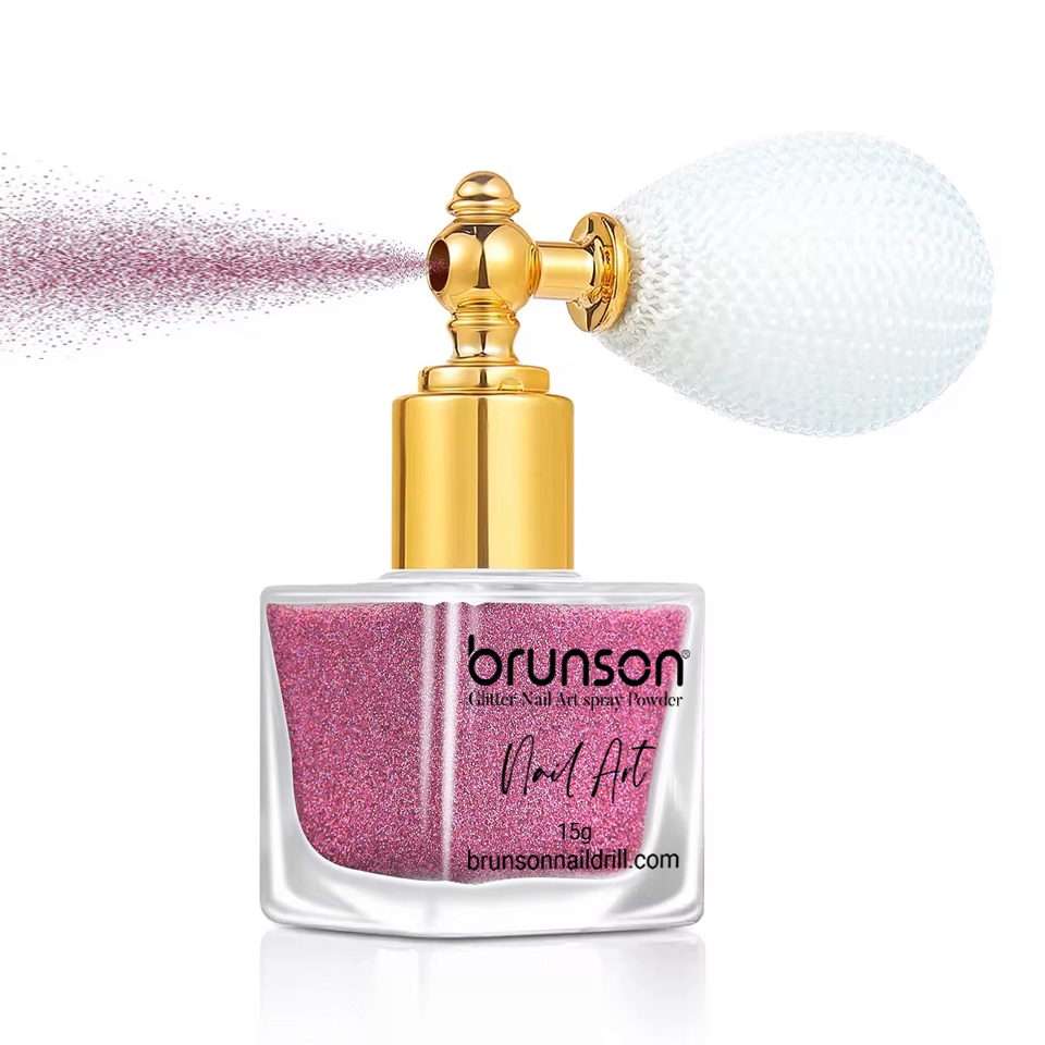 Brunson Highlight Powder Glitter Spray 15g – Nail Art Glitter – Shimmer Highlighter Glitter Powder for Makeup – Nail Art – Craft Design BGPS44