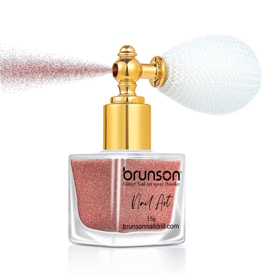 Brunson Highlight Powder Glitter Spray 15g – Nail Art Glitter – Shimmer Highlighter Glitter Powder for Makeup – Nail Art – Craft Design BGPS45