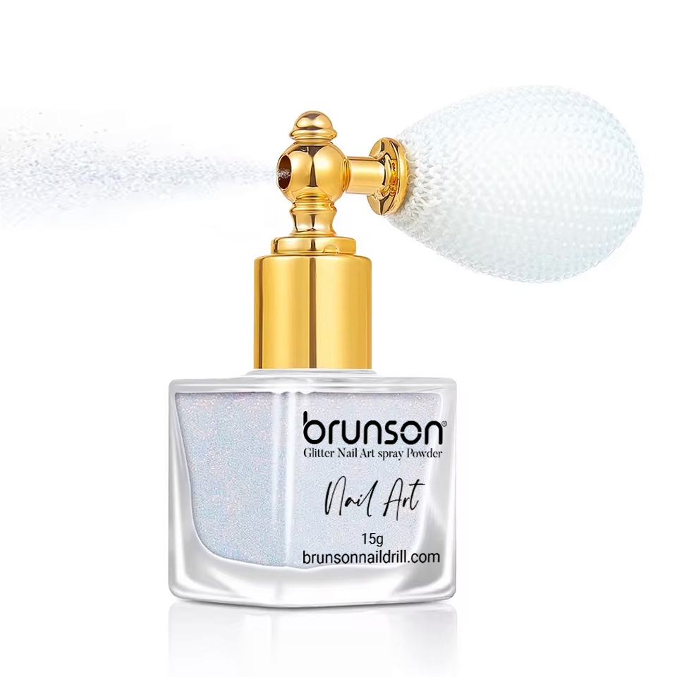 Brunson Highlight Powder Glitter Spray 15g – Nail Art Glitter – Shimmer Highlighter Glitter Powder for Makeup – Nail Art – Craft Design BGPS06