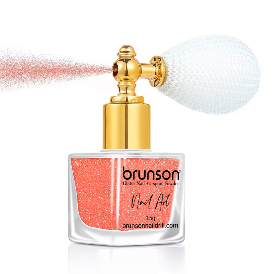 Brunson Highlight Powder Glitter Spray 15g – Nail Art Glitter – Shimmer Highlighter Glitter Powder for Makeup – Nail Art – Craft Design BGPS07