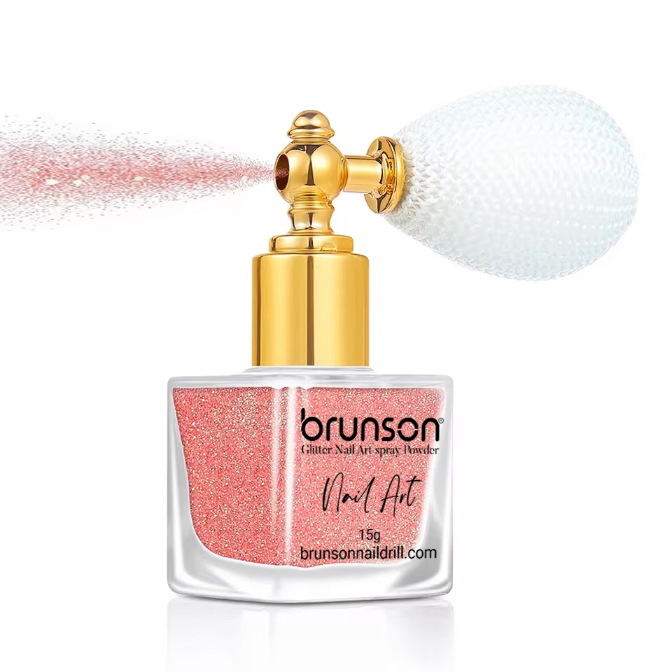 Brunson Highlight Powder Glitter Spray 15g – Nail Art Glitter – Shimmer Highlighter Glitter Powder for Makeup – Nail Art – Craft Design BGPS08