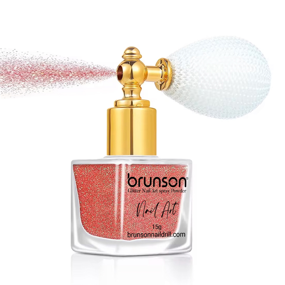 Brunson Highlight Powder Glitter Spray 15g – Nail Art Glitter – Shimmer Highlighter Glitter Powder for Makeup – Nail Art – Craft Design BGPS09