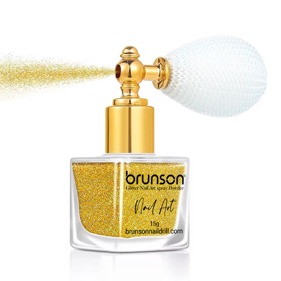 Brunson Highlight Powder Glitter Spray 15g – Nail Art Glitter – Shimmer Highlighter Glitter Powder for Makeup – Nail Art – Craft Design  BGPS02