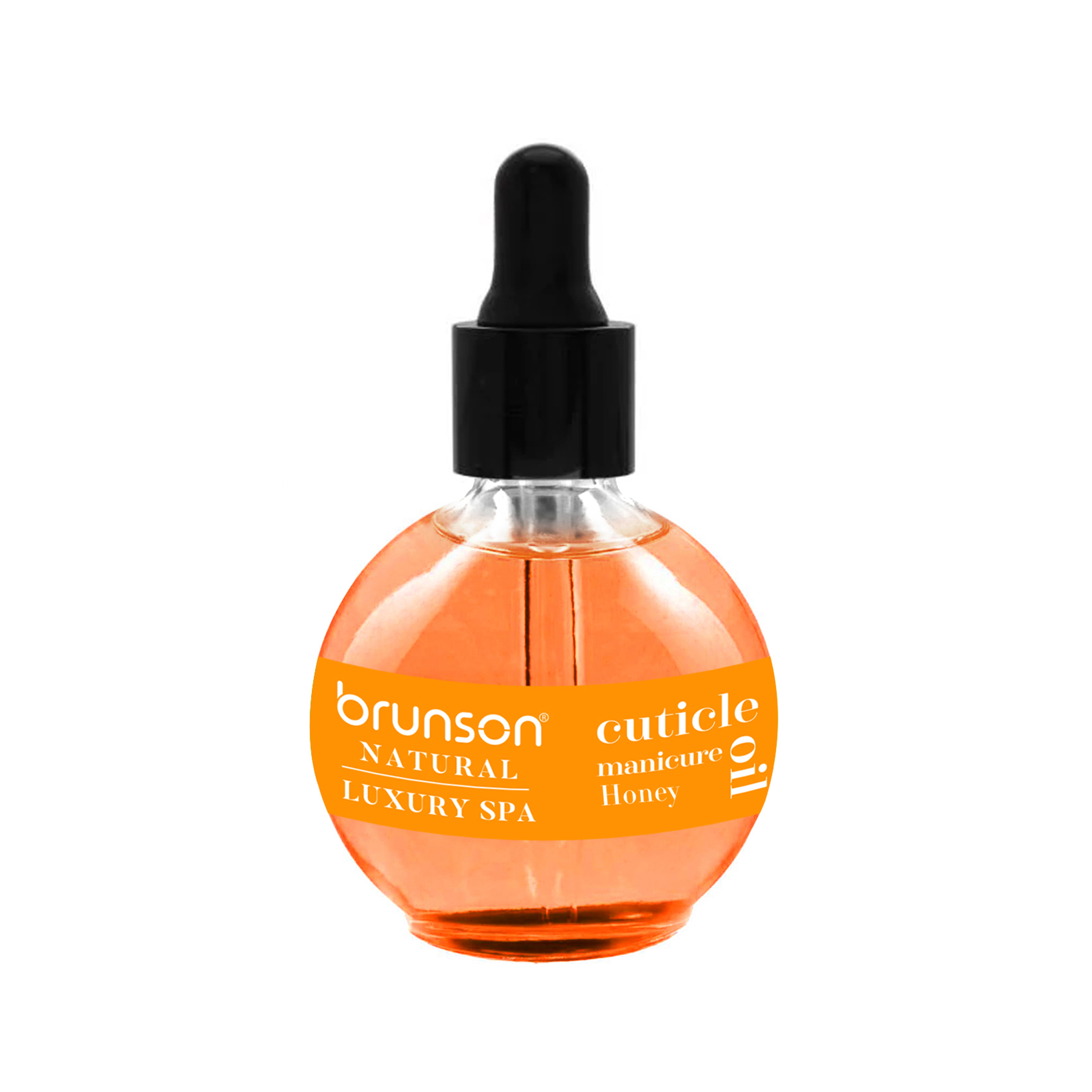Brunson Natural Cuticle Oil 75ml Hydrating Oil For Cuticle Repair - Remedy Damaged Skin And Thin Nails - Paraben And Cruelty-Free Formula - Honey BHNCO